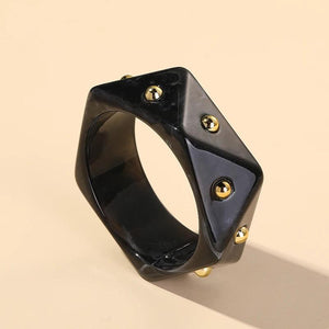 Colorful Geometric Charms Bangle Bracelet for Women Indian Cuff Bangles