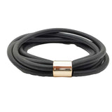 Gothic Vintage Chain Bead Rubber Bangles for Women