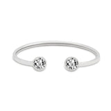 Stainless Steel Birthstones Bangle Bracelet For Women