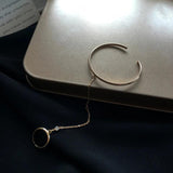 Geometric Bracelet Ring Chain Party Jewelry for Men and Women