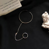 Geometric Bracelet Ring Chain Party Jewelry for Men and Women