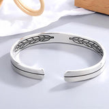 Roman Numeral Bracelet Silver Plated English Alphabet Opening Bangle