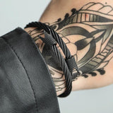 Sporty Charm Bracelet Stainless Steel