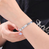 Skyrim Hollow Star Adjustable Bangles Stainless Steel Cuff Bracelet