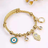 Hand of Fatima Bracelets for Women - Demon Eye Jewelry