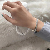 Thai Silver Fish Bracelet For Women Retro Unique Open Creative Jewelry