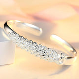 Mewanry Peacock Bracelet for Women Charming Opening Temperament Trends Jewelry