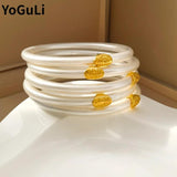 Silicone Bracelet Bangles Hot Matte Bangles for Women