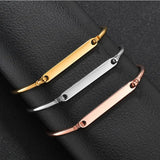 Stainless Steel Cuff Women Bracelets & Bangles Metal Wrap Bracelet