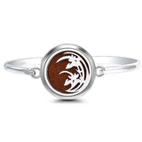 Tree of Life Locket Bangle Aromatherapy Bracelet