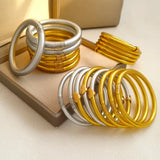 Glitter Silicone Bracelet Bangles Women Lady Party Gift
