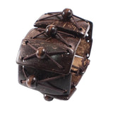 Bohemian Geometric Bracelet for Women Wood Bangle Ethnic Jewelry Gift