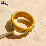 Vintage Geometric Bracelets for Women Indian Jewellery Wide Bangle