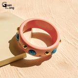 Vintage Geometric Bracelets for Women Indian Jewellery Wide Bangle