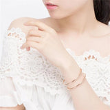 Silver Double Layer Sweet Bangle SBR170