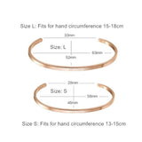 Stainless Steel Cuff Bangle Bracelet