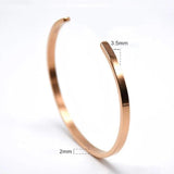 Stainless Steel Cuff Bangle Bracelet