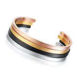 Stainless Steel Cuff Bangle Bracelet