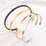 Stainless Steel Cuff Bangle Bracelet