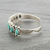 Boho Vintage Inlaid Natural Stones Bracelets for Women