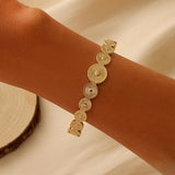 316L Stainless Steel Geometric Bangles for Women
