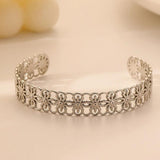 316L Stainless Steel Geometric Bangles for Women