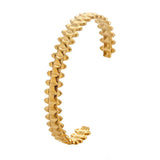 316L Stainless Steel Geometric Bangles for Women