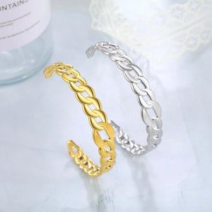 Skyrim Stainless Steel Cuff Bracelet Adjustable Open Bangl