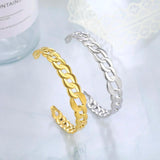 Skyrim Stainless Steel Cuff Bracelet Adjustable Open Bangl