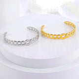 Skyrim Stainless Steel Cuff Bracelet Adjustable Open Bangl