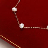 Natural Freshwater Pearl Bracelet Jewelry for Women Girls