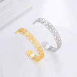 Skyrim Women Sunflower Cuff Bracelet Stainless Steel Adjustable Bangle
