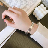 Mahjong Transfer Bracelet Silver Plated Jewelry TYB124
