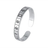 Mahjong Transfer Bracelet Silver Plated Jewelry TYB124