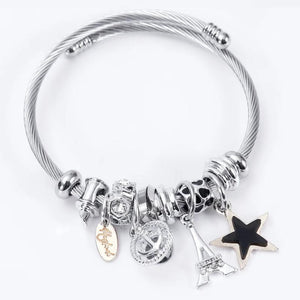 Star Tower bracelet pendant charm for DIY women jewelry