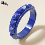 Acrylic Resin Geometric Bangle Bracelet for Women