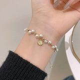 Pearl Copper Bracelet For Women Party Gift