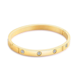 Titanium Steel Roman Numeral Shell Bracelet for Women