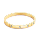 Titanium Steel Roman Numeral Shell Bracelet for Women