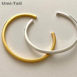 Uini-Tail 925 Tibetan Silver Smooth Bracelet High Method
