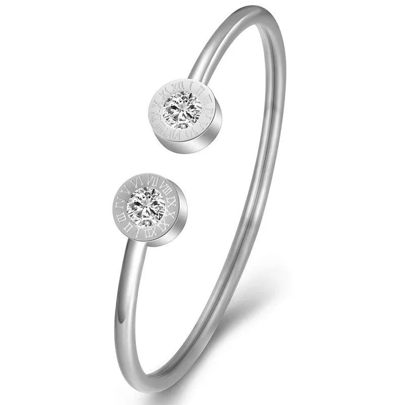 Stainless Steel Cuff Bracelets for Women Gift