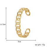 316L Stainless Steel Women's Bangles Silver Style Waterproof Lady Jewelry
