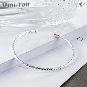 Uini-Tail hot 925 Tibetan silver adjustable ladies bracelet GN989