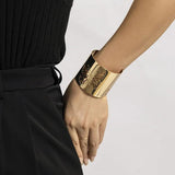 Hollow Butterfly Bangle for Women Wide Cuff Bracelet