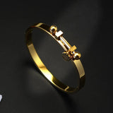 Luxury Women's Titanium Steel Bracelet for Holidays