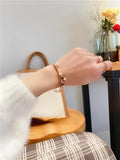 Luxury Women's Titanium Steel Bracelet for Holidays