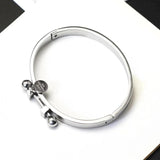 Luxury Women's Titanium Steel Bracelet for Holidays