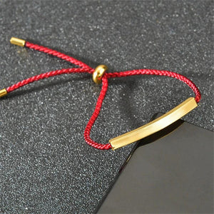Leather Rope Perforated Bend Bracelet Jewelry