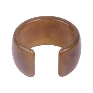 Vintage Resin Cuff Bracelet for Women, Colorful Acrylic Wide Open Bangle