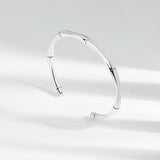 New Arrival Silver Bamboo Bracelets for Girlfriend Birthday